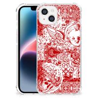 Extreme Case Apple iPhone 14 Plus Angel Skull Rood - thumbnail