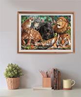 Clementoni legpuzzel wild cats, 500st. - thumbnail