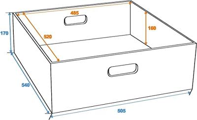 Roadinger Roadinger Universal Tourcase Flightcase (b x h x d) 550 x 530 x 190 mm - thumbnail