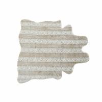 Tapijt DKD Home Decor 160 x 150 x 2 cm Beige Polyester Met huid - thumbnail