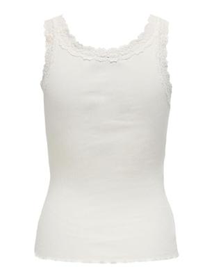 Only Onlsara Sharai Tank Top Jrs Noos Tanktops Cloud Dancer