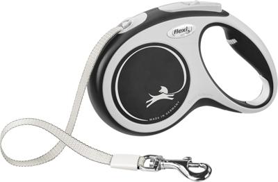 flexi Rollijn New Comfort Tape Leash, zwart, Maat: M 5m flexi Rollijn New Comfort Tape Leash, zwart, Maat: M 5m