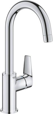 GROHE BauEdge waterbesparende 1-gats wastafelkraan L-size chroom 23911001