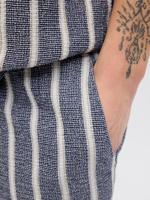 Jack - Jones Jpstjaiden Coba Stripe Jog Short Srt Sn Korte Broeken Ocean Cavern - thumbnail