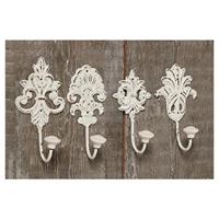 Kapstokhaken Ivy set wit - thumbnail