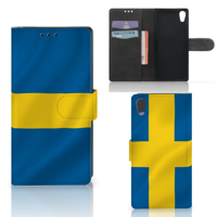 Sony Xperia XA1 Bookstyle Case Zweden - thumbnail