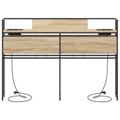 Opberghoofdbord met hoofdeinde met opslag Sonoma eiken 120 cm Bewerkt hout Opberghoofdbord met hoofdeinde met opslag Sonoma eiken 120 cm Bewerkt hout