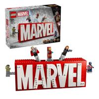 LEGO Marvel Super Heroes 76313 MARVEL logo en minifiguren - thumbnail