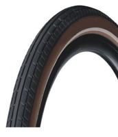 Deli tire buitenband 24x2.125 57-507 zwart/bruin sa-238 reflectie - thumbnail