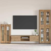 Dressoir Artisan Eiken 55,5 x 29 x 100 cm Bewerkt hout - thumbnail