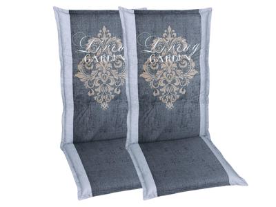 GO-DE Textil Tuinkussen (Stoelkussens voor stoelen met een normale rugleuning, Grijs) GO-DE Textil Tuinkussen (Stoelkussens voor stoelen met een normale rugleuning, Grijs)