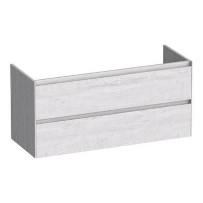 Brauer Inspire - Onderkast - 120 cm - met 2 Softclose Lades Greeploos en 2 Sifon Uitsparingen - Forest Seashell
