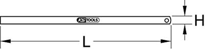 KS Tools 300.0104 3000104 Duimstok Verenstaal