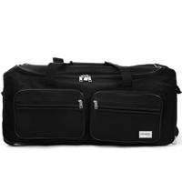 Trolley, reistas, zwart, afsluitbaar, met slot, 85 liter, roltas - thumbnail