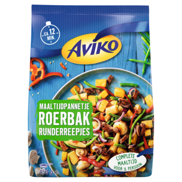 Aviko Maaltijdpannetje Roerbak Runderreepjes 450 g bij Jumbo
