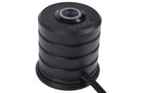 Alphacool Powerbutton met push-button 19mm red lighting - deep black schakelaar - thumbnail