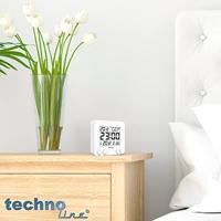 Techno Line WT235 si Wekker Zendergestuurd Zilver Alarmtijden 1 - thumbnail