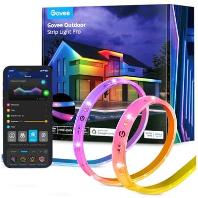 Govee rgbicww outdoor ledstrip (10 meter, 2,4ghz wifi, bluetooth)
