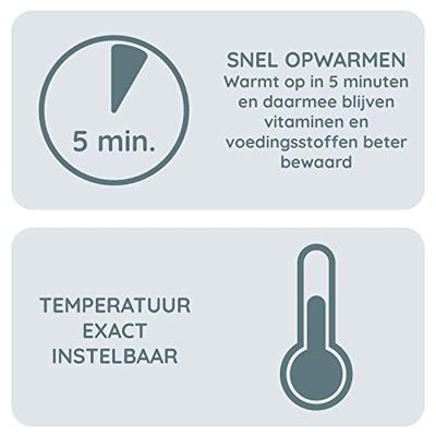Alecto BW600 Flessenwarmer Wit - thumbnail