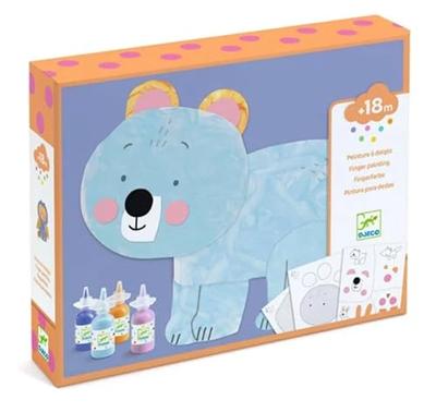 Vingerverf La patouille - DJECO meerkleurig