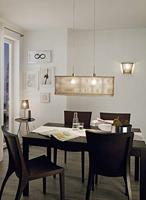 Eglo HanglampSendero Oval nikkel mat met licht houtbruin - 96194 - thumbnail
