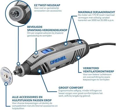 Dremel Multitool 4250-35 + 35 accessoires - F0134250JA