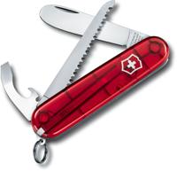 Victorinox V-0.23 73.T 0.2373.T Zwitsers zakmes Aantal functies 9 Rood (transparant) - thumbnail