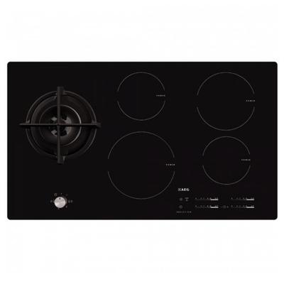 AEG HD955100NB inbouw inductiekookplaat met gaswokbrander