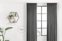 Lifa Living - Fluwelen Gordijnen - 150 x 250 cm - Grijs - Verduisterend - thumbnail