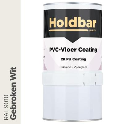 Holdbar PVC-Vloer Coating Gebroken Wit (RAL 9010) 1 Kg