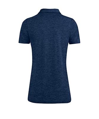 JAKO 6329D Polo Premium Basics Dames - Marine Gemeleerd - 44