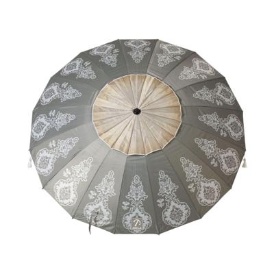 Strandparasol Grijs Ø 220 cm SPF50+ Boho