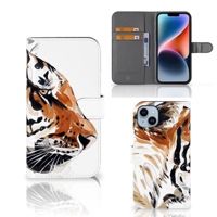 Hoesje iPhone 15 Plus Watercolor Tiger - thumbnail
