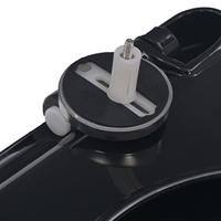 Toiletbril soft-close met quick-release ontwerp zwart - thumbnail