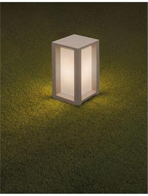 Lyora Vierkante tuinlampCastro wit - 9739352