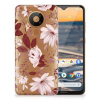 Smartphone hoesje Nokia 5.3 Watercolor Flowers - thumbnail