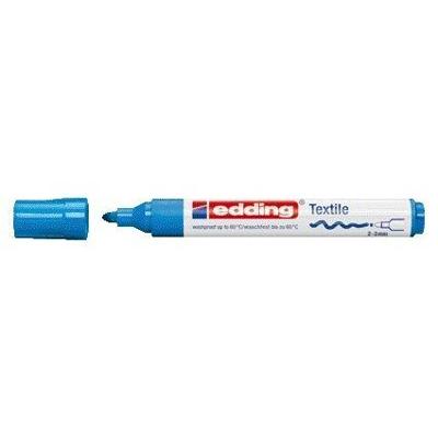 Textielmarker edding 4500 rond 2-3mm lichtblauw | 10 stuks
