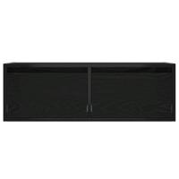 Tv-meubel met LED-verlichting 75x35,5x25 cm zwart eikenkleurig - thumbnail