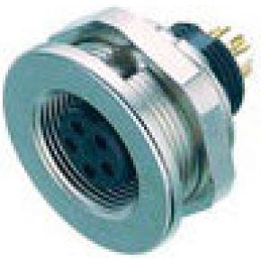 Binder 09 0412 00 04 Serie 712 | 4 polige M9 female chassisdeel