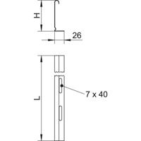 OBO Bettermann 6062327 Scheidingsstekker 3 m - thumbnail