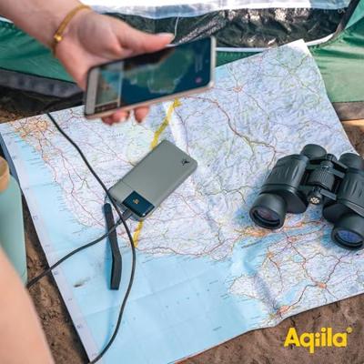 Aqiila Powerbird B20M Powerbank 20000 mAh LiPo USB-A, USB-C Mosgroen Aqiila Powerbird B20M Powerbank 20000 mAh LiPo USB-A, USB-C Mosgroen