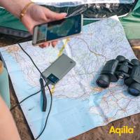 Aqiila Powerbird B20M Powerbank 20000 mAh LiPo USB-A, USB-C Mosgroen - thumbnail