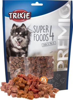 TRIXIE PREMIO SUPERFOODS KIP / EEND / RUND / LAM 4X100 GR