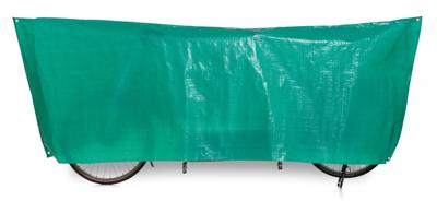 VK fietsbeschermhoes (57) tandem super groen