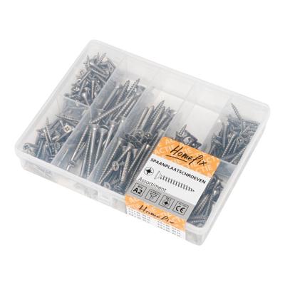 Homefix Organizer 7-Vaks Spaanplaatschroeven Rvs-A2 Pk - 8900.01.32000