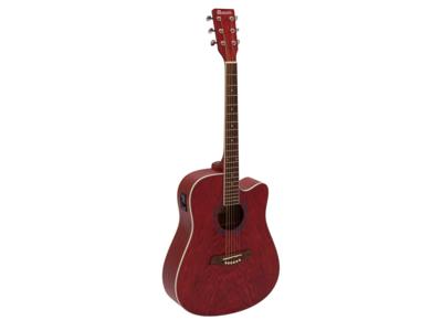 DIMAVERY JK-510 Western Guitar, cutaway, grained