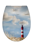 Toiletzitting Cedo Leuchtturm Softclose Veelkleurig Cedo - thumbnail