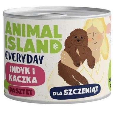 ANIMAL ISLAND Everyday Puppy Turkey and duck - natvoer voor honden - 185g