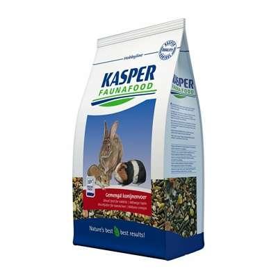 KASPER FAUNAFOOD HOBBYLINE GEMENGD KONIJNENVOER MET RODE WORTEL 3,5 KG KASPER FAUNAFOOD HOBBYLINE GEMENGD KONIJNENVOER MET RODE WORTEL 3,5 KG