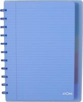 Atoma Seyes schrift, ft A4 +, 120 bladzijden, PP, gelijnd, met 6 tabbladen en 5 showtassen, assorti - thumbnail